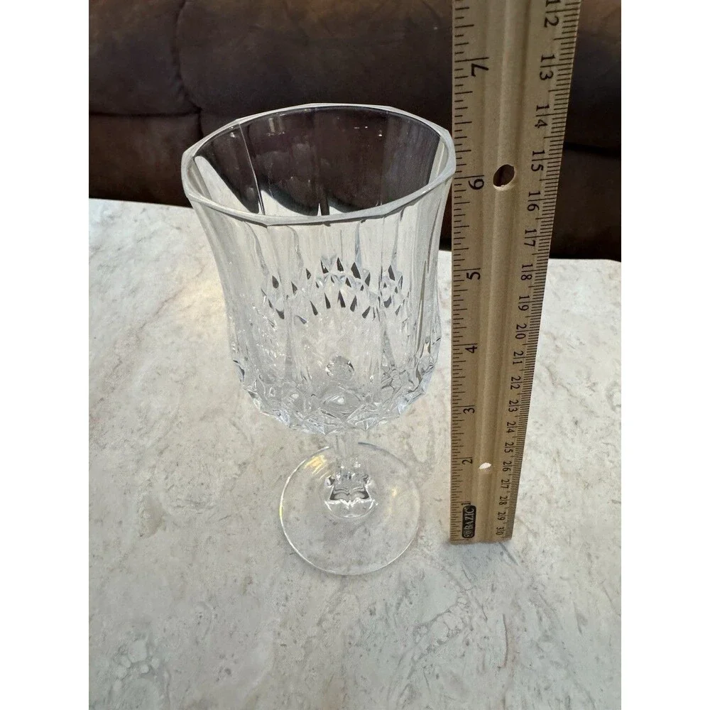 3- Timeless Cristal d'Arques-Durand Longchamp Crystal Wine Goblets 6.25